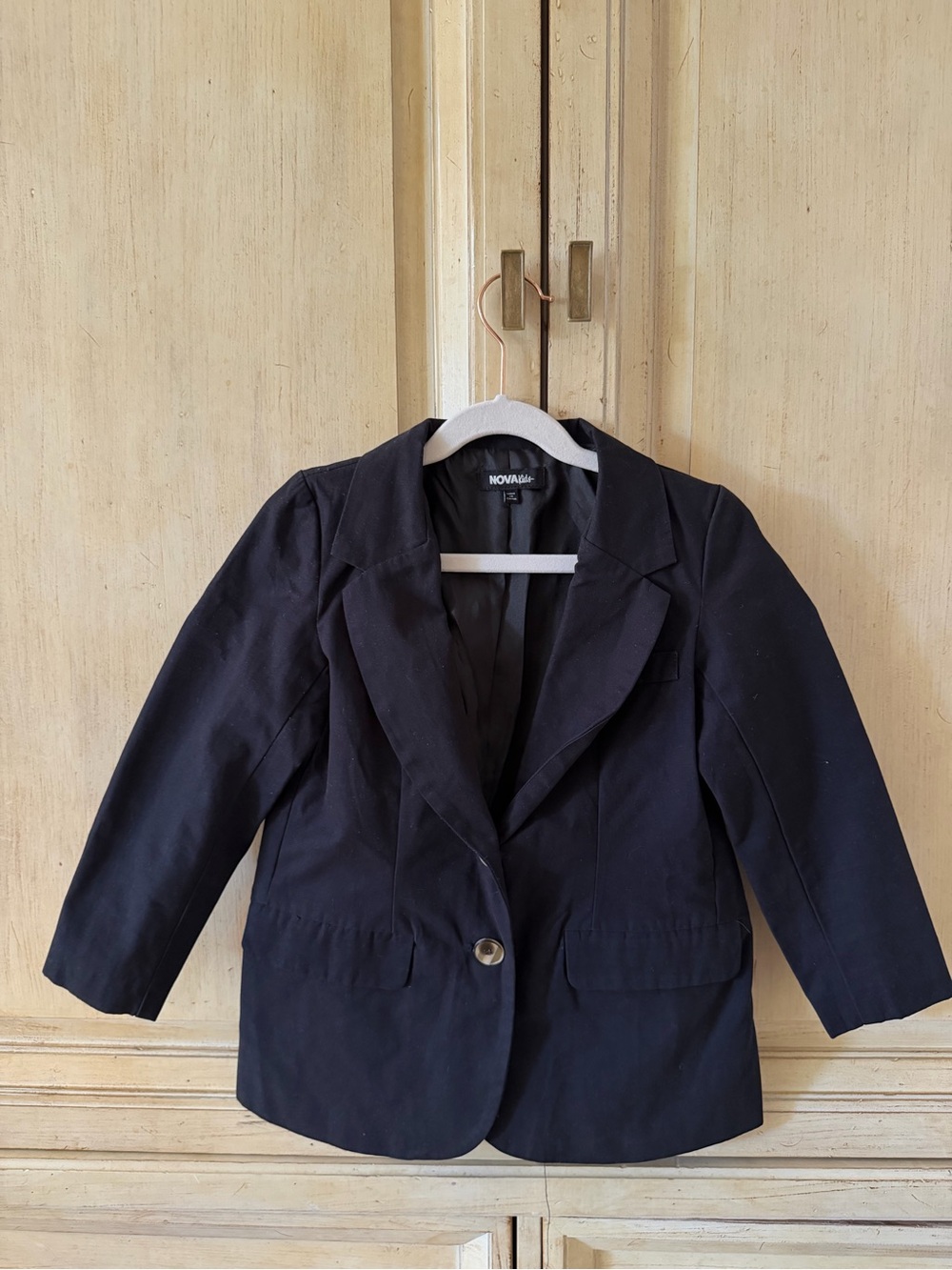 Shi by JOURNEYS Black Single-Button Women's Blazer